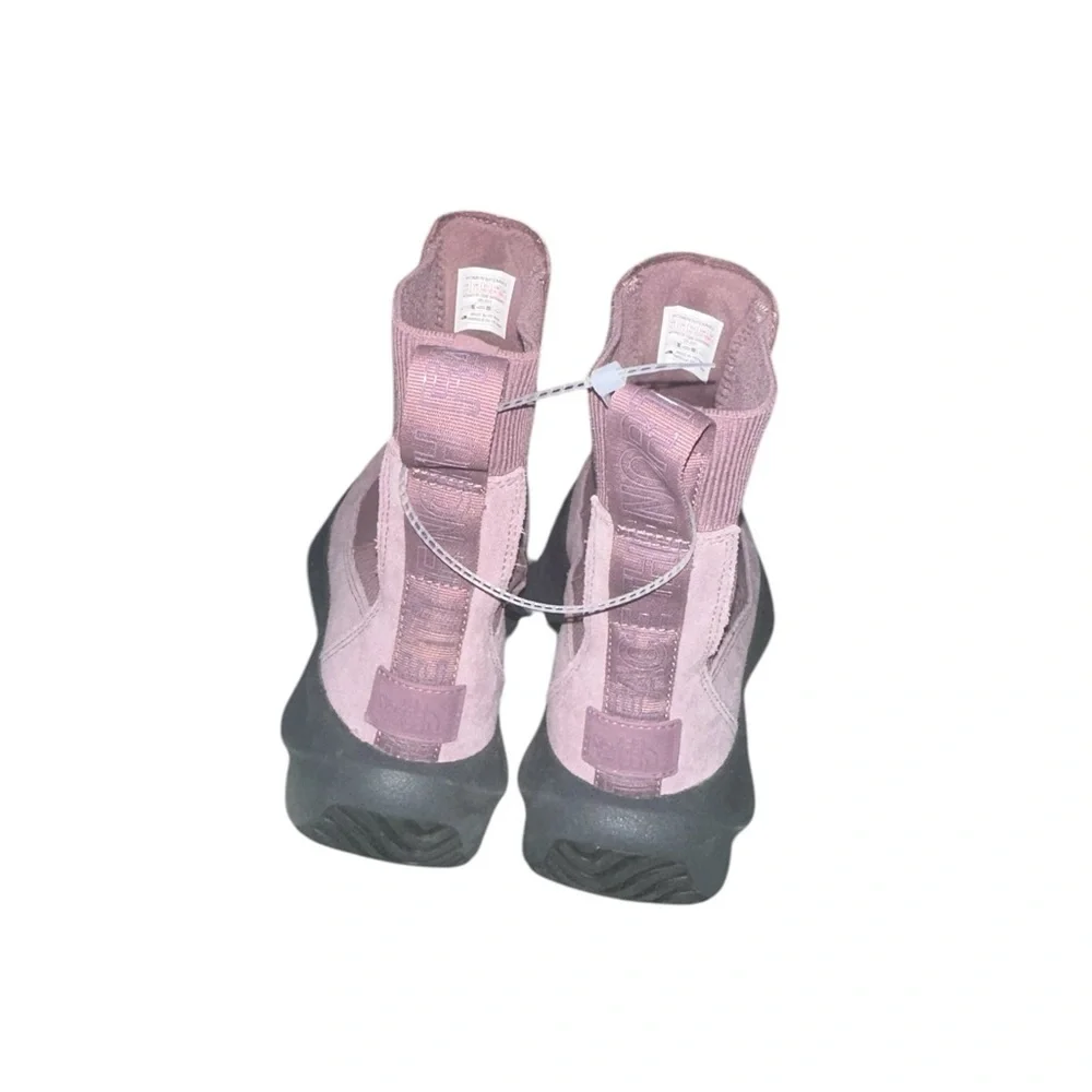 NEW The North Face Women's Halseigh Knit Waterproof Snow Boots Light Mauve - Picture 7 of 9